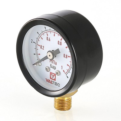 VT.TM40.D.01 Манометр с нижним подключением VT.TM40.D Valtec 40 мм, 1/8", 0-10 бар  - Вид №3