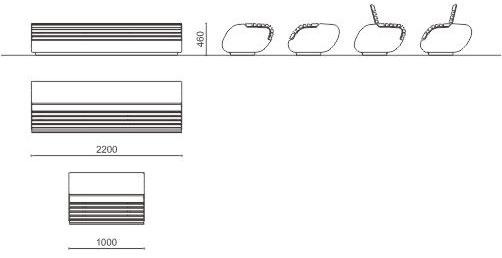 Metalco Модульная скамья sun-id-1421993 - Вид №3
