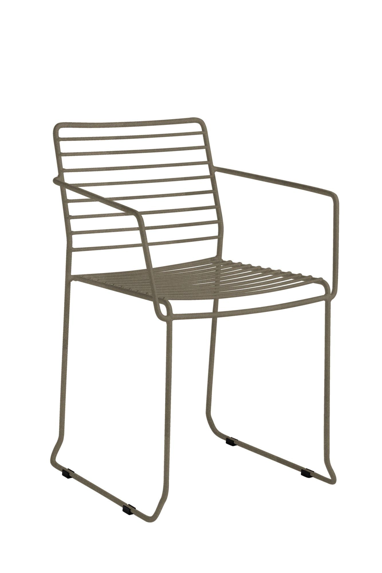 Стул для сада из оцинкованной стали с подлокотниками iSimar ARCH-00127946 - Вид №25