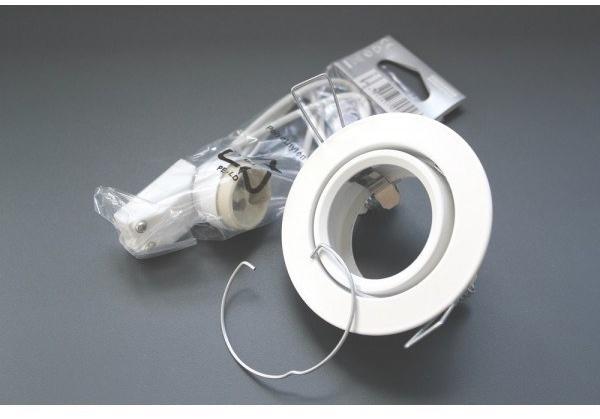 GESSO Встраиваемый в потолок держатель точечного светильника из гипса  817  - Вид №4