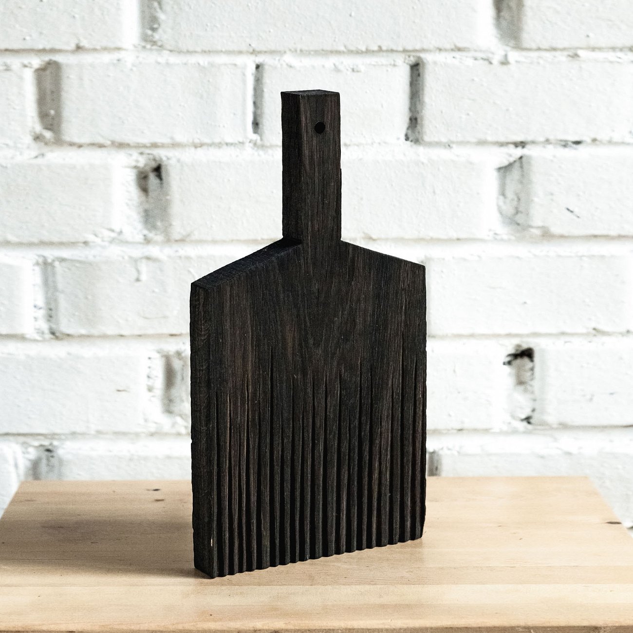 Разделочная доска деревянная прямоугольная 32 см "Лед" черная FUGA ДОСКИ РАЗДЕЛОЧНЫЕ 123517 Чёрный  - Вид №1