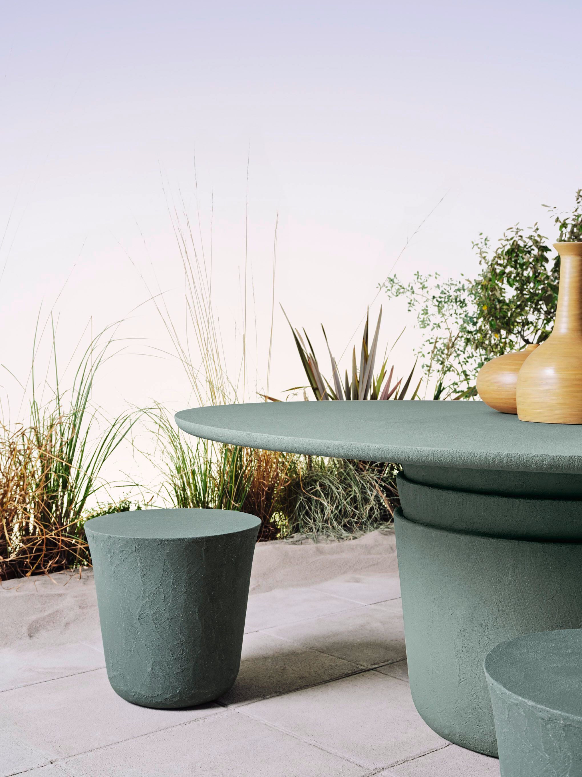 Круглый глиняный садовый стол Gervasoni Gervasoni Outdoor ARCH-00075166 - Вид №3