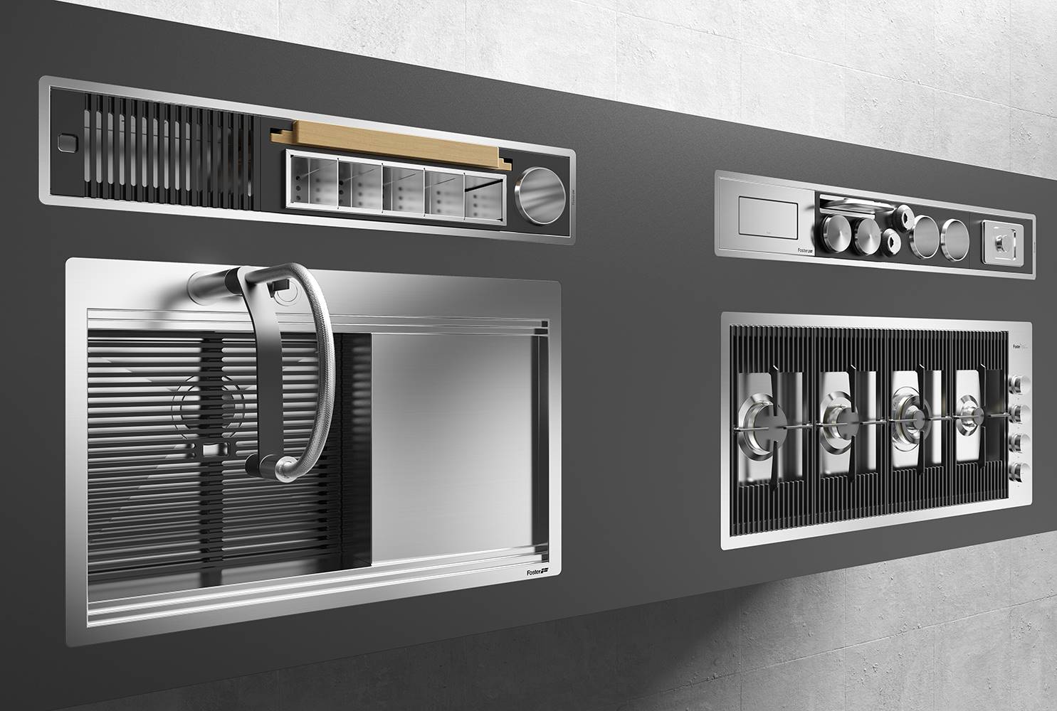 Канал для кухни из нержавеющей стали Foster 3026 880 ARCH-00086805 - Вид №2