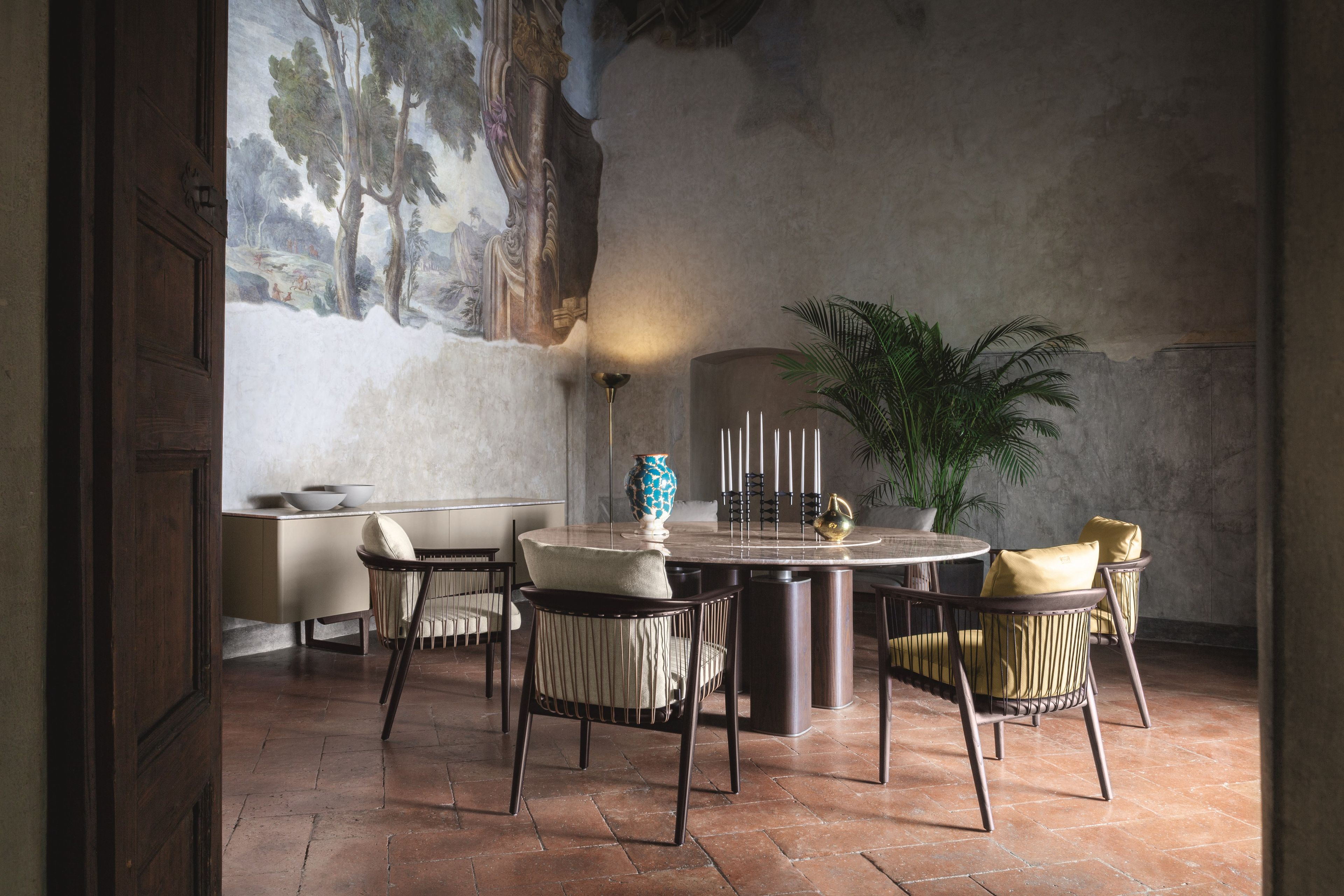 Тканевое кресло с подлокотниками Poltrona Frau коллекция-диваны и кресла ARCH-00125337 - Вид №5