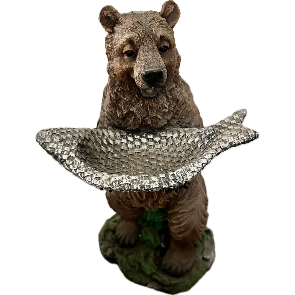 Santreyd Садовая фигура Медведь-рыбак с функцией кашпо 89341431 STLM-0956563