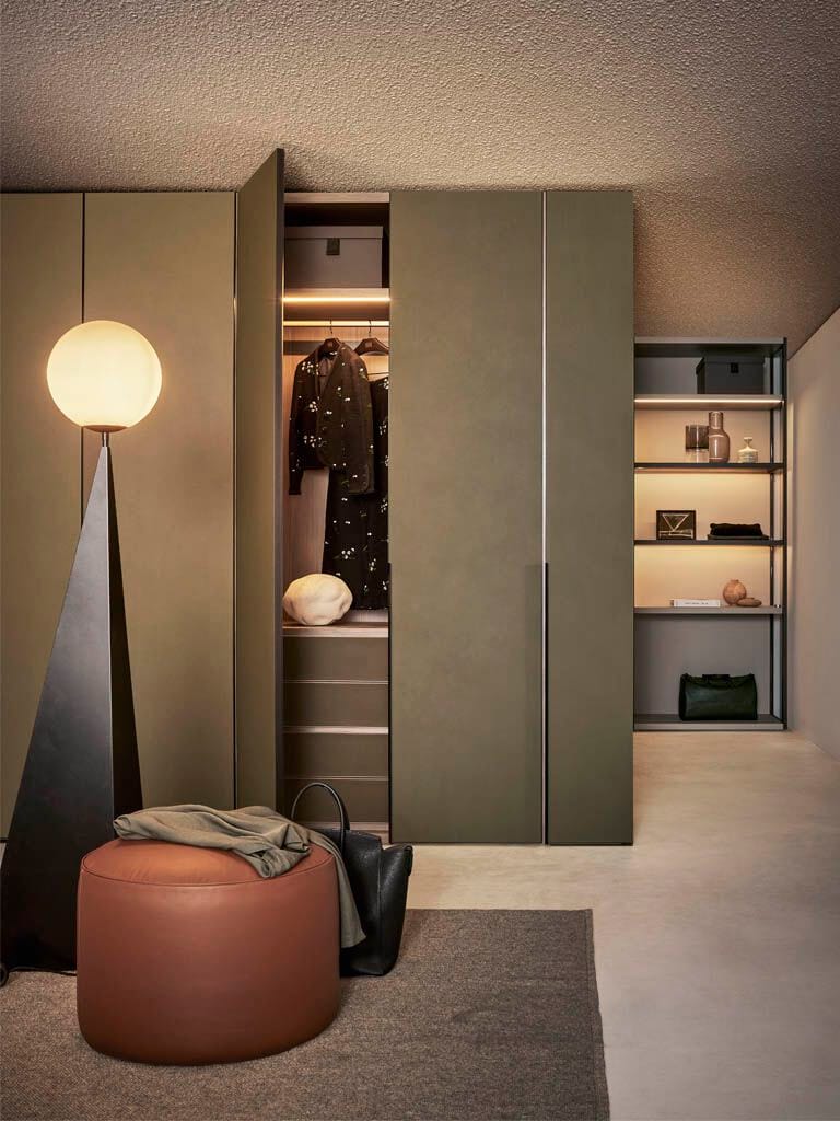 Лакированный шкаф с раздвижными/копланарными/распашными дверями Pianca рамка ARCH-00029016 - Вид №7