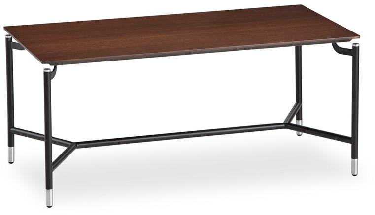 B&T Design Низкий прямоугольный журнальный столик из шпона дерева sun-id-1347129 - Вид №1