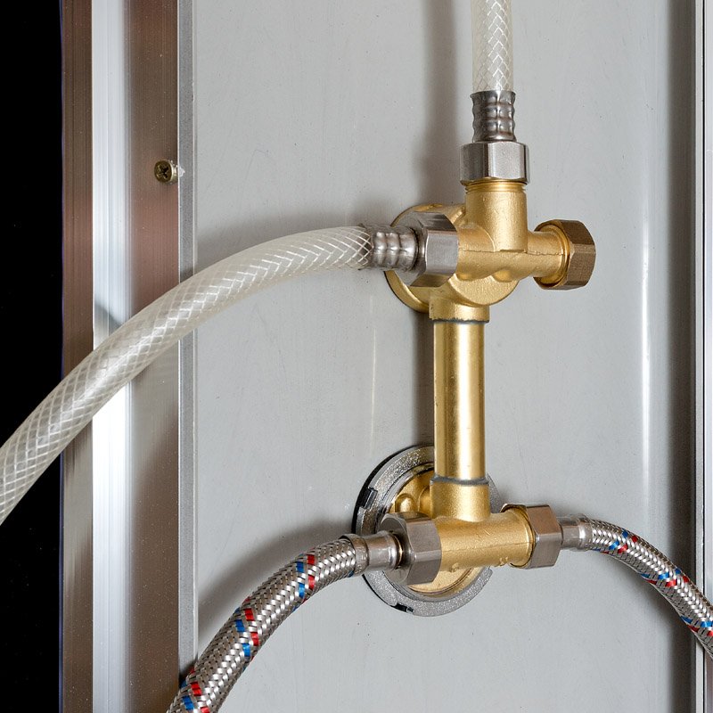 ЕМ1510 с гм. и эл. Душевая кабина DETO Серия EM BМ1510 LED с гм. BLACK - Вид №25