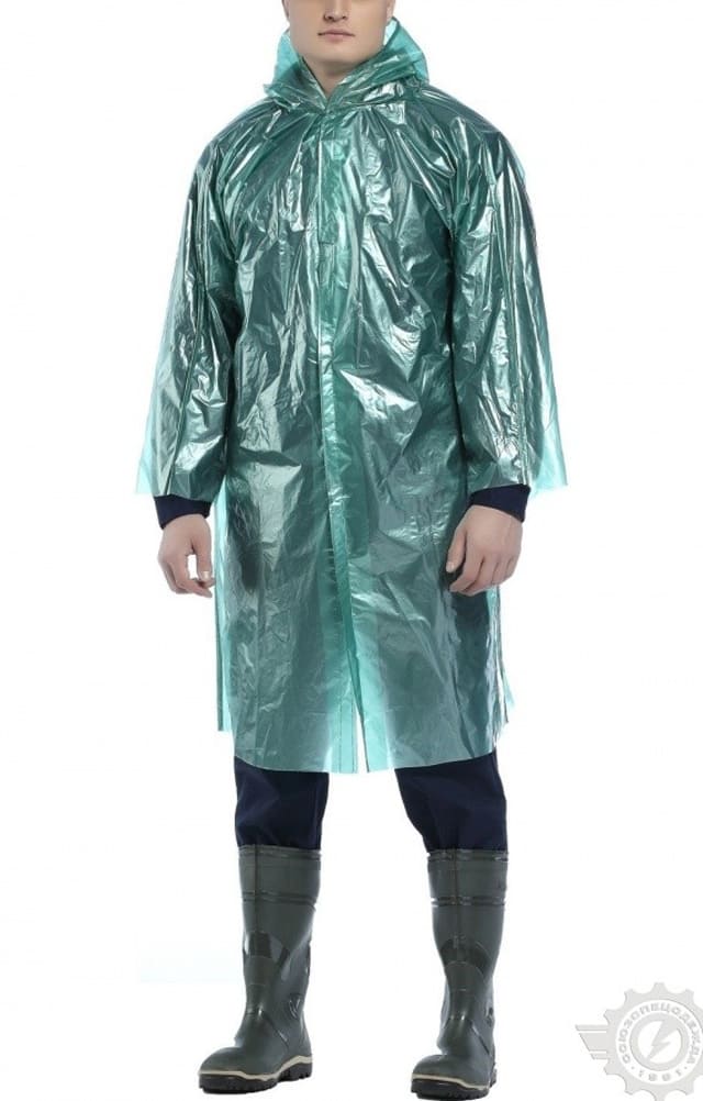 59056 Плащ полиэтиленовый  Непромокаемая спецодежда  размер  - Вид №2