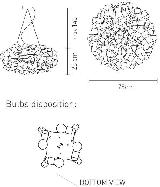 Slamp Светодиодная подвесная лампа из cristalflex® Clizia sun-id-1353334 - Вид №9