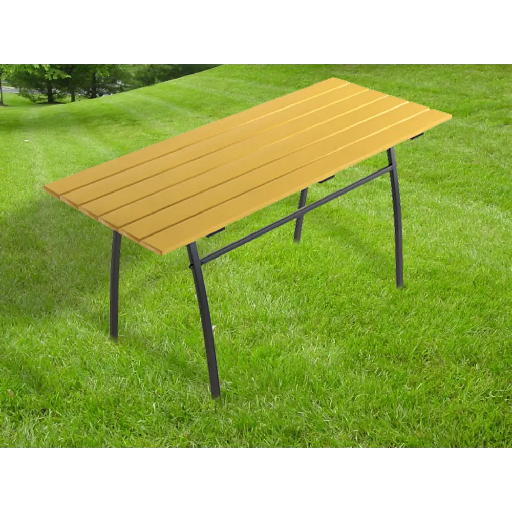 Стол садовый разборный Garden, металл/дерево, цвет сочный абрикос Santreyd 5 STLM-2048276