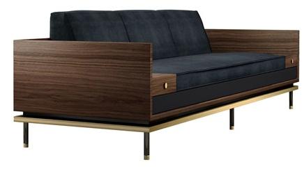 Porustudio Кожаный диван с вещевым ящиком sun-id-1370837 - Вид №2