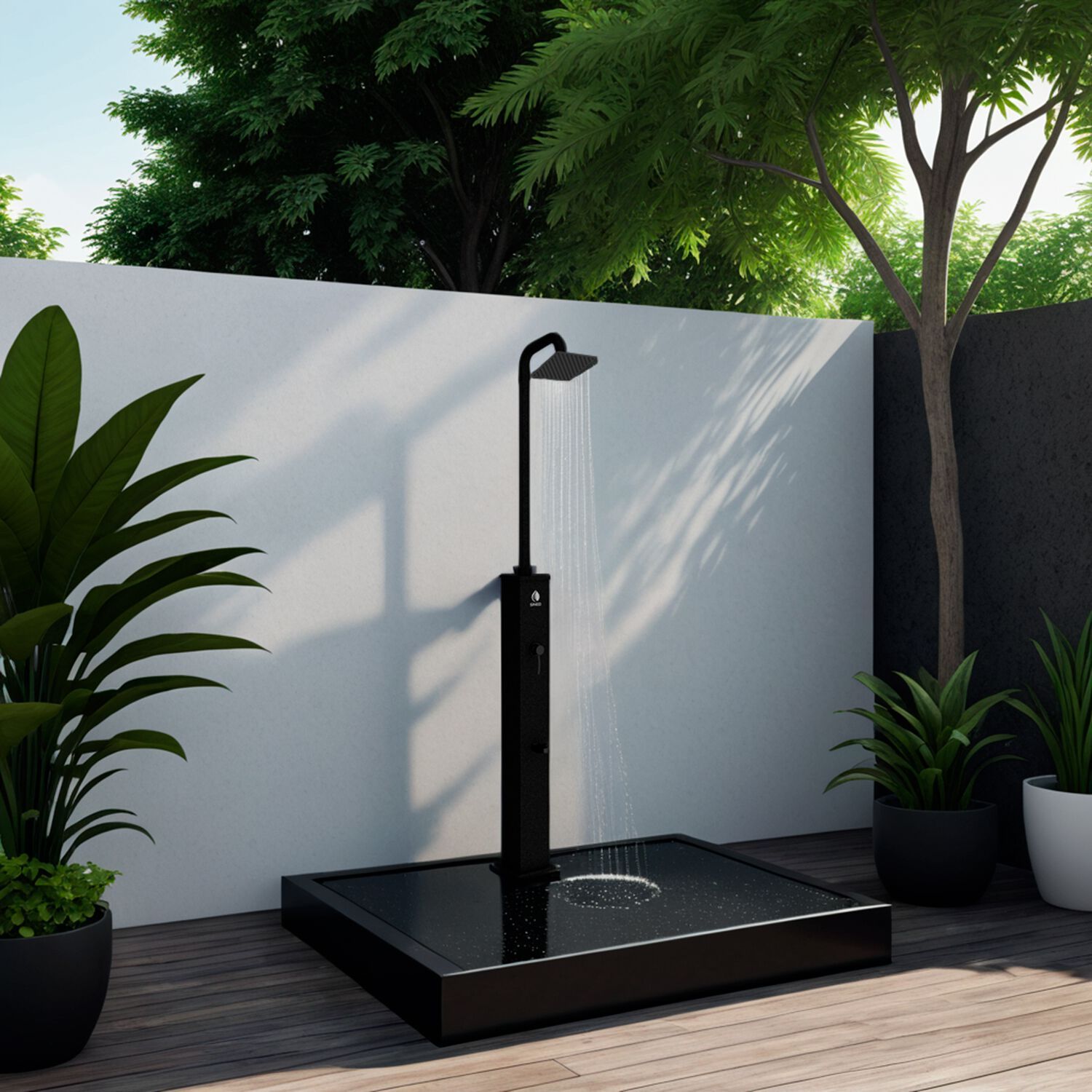 Алюминиевый солнечный душ с душем SINED DINO ARCH-00058947 - Вид №1