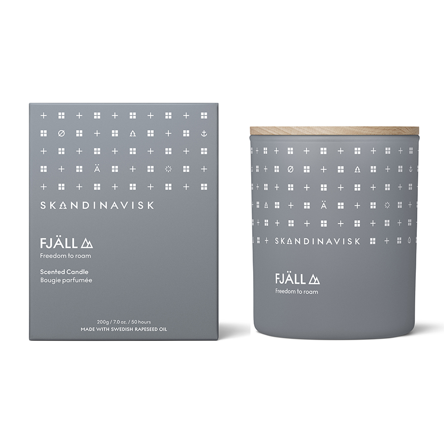 SK20111 Свеча ароматическая fjall с крышкой, 200 г S K A N D I N A V I S K 