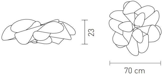 Slamp Светодиодный потолочный светильник из lentiflex® Étoile ETOILE sun-id-1504315 - Вид №11