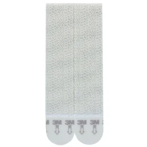 Застежки для картин Command большие, пластик, цвет белый, 4 пары