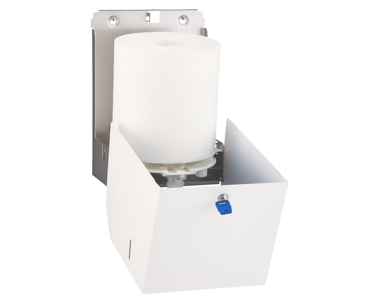 CSB102 Контейнер для бумажных полотенец в рулонах STELLA WHITE LINE MAXI, белый Merida  - Вид №7