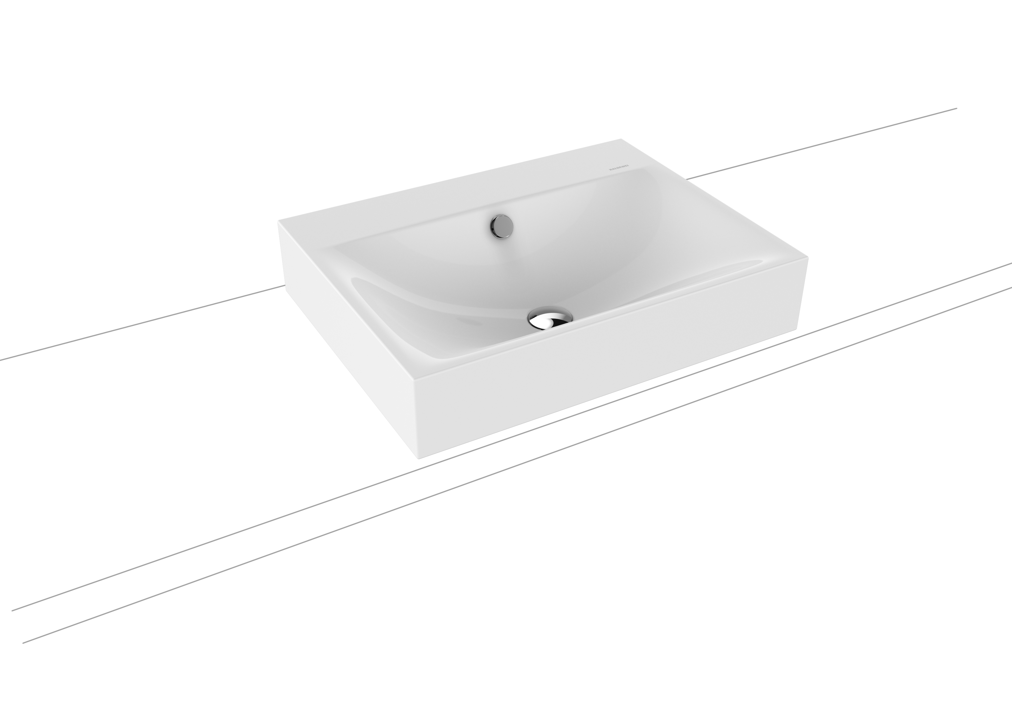Умывальник KALDEWEI Сталь эмалированная 3042 1 альпийский белый 304230831  - Вид №1