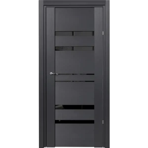 Дверь межкомнатная Artens Велдон глухая Hardflex цвет грей 60x200 см (c замком и петлями) 82401479 STLM-2064942