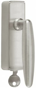 Formani Оконная ручка dk никель с замком Timeless 1939-dklock-o