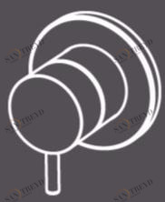 Radomonte Настенный пульт дистанционного управления из нержавеющей стали Toki Tki8