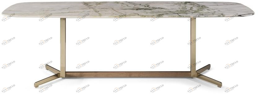 Natuzzi Прямоугольный мраморный стол Campus sun-id-1349728