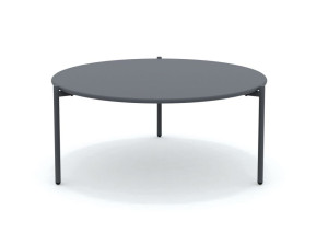 Алюминиевый круглый журнальный столик