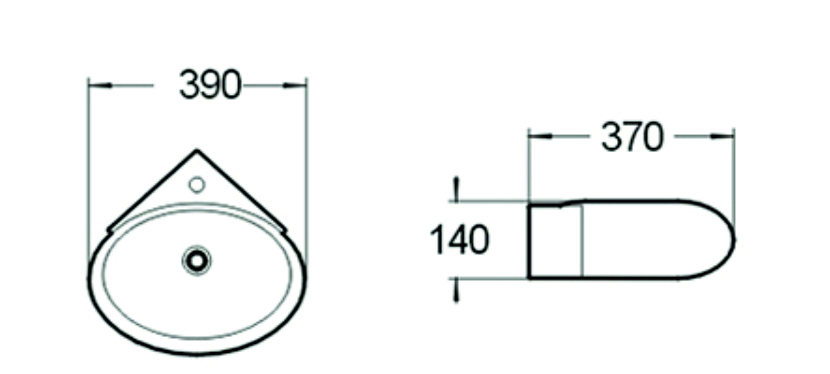 Раковина чаша SL-2021 SANTILINE  - Вид №1