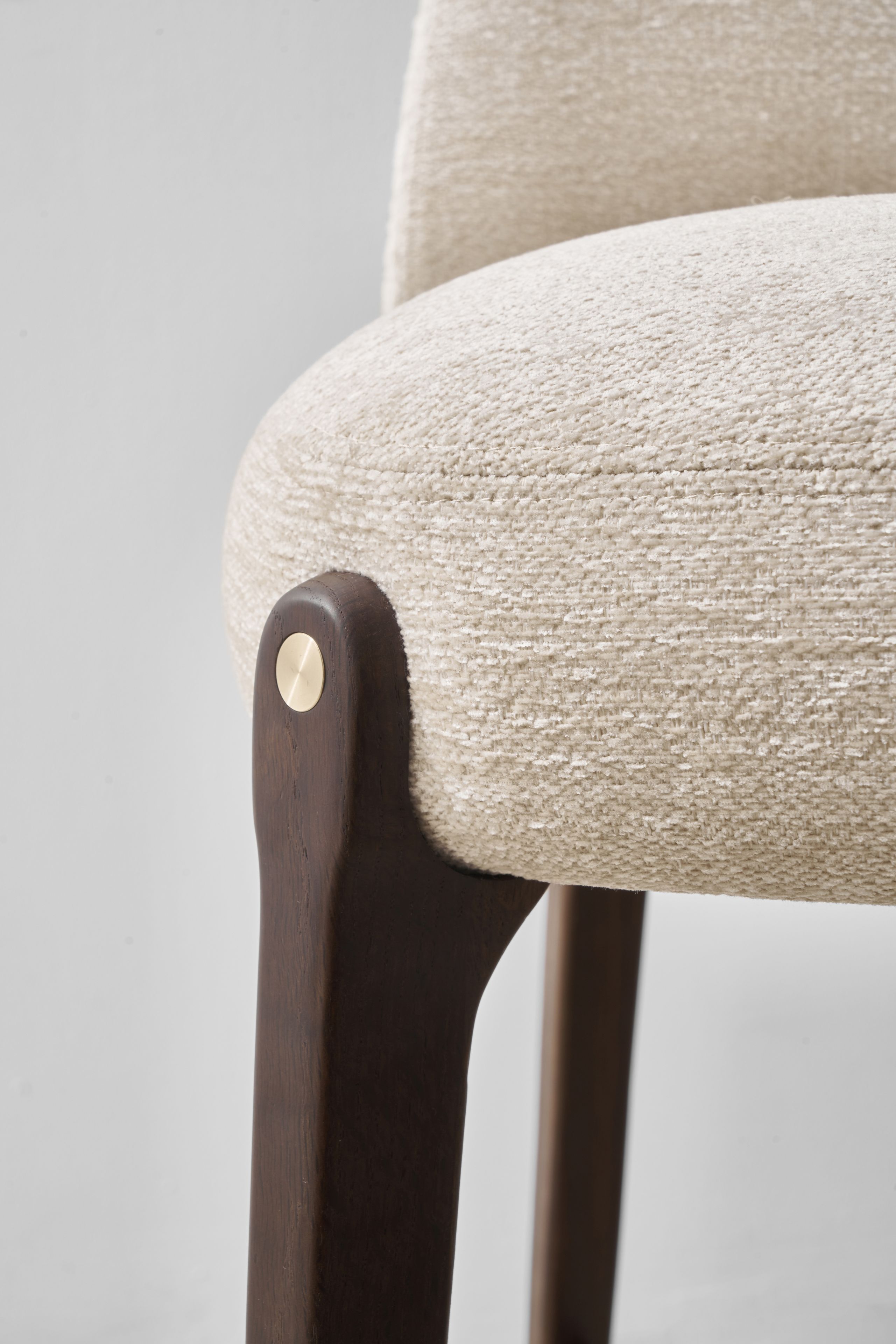 Высокий тканевый стул со спинкой District Eight Ames ARCH-00103728 - Вид №5