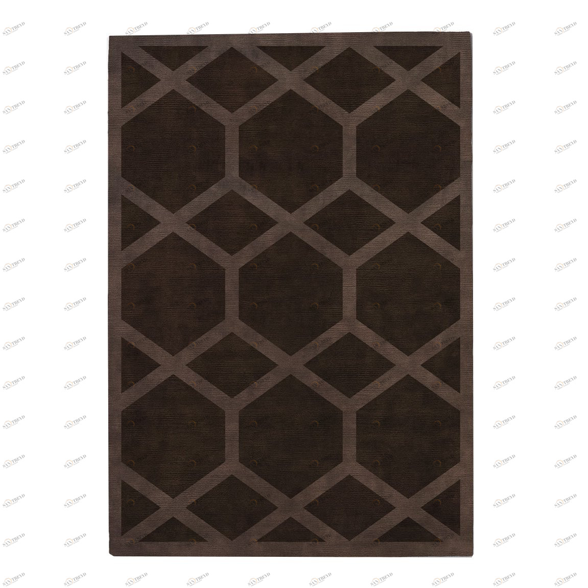 Ковер Ashton Cocoa Coffe 300x400 коричневый RUGBERRY ДИЗАЙНЕРСКИЕ, AHSTON 326039 Коричневый 
