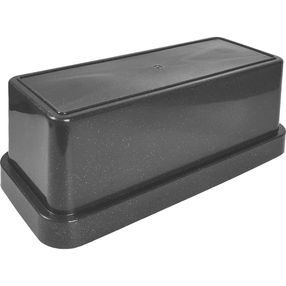 Ящик балконный Эко 40x17x15 см v7 л пластик черный гранит 85337288 STLM-2064831 Santreyd - Вид №3