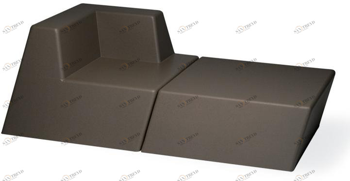 FISCHER MÖBEL 2-х местный диван с шезлонгом Univers sun-id-1477860