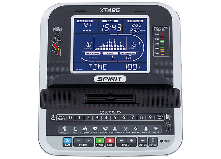 XT485 Беговая дорожка spirit fitness xt485 Spirit Fitness  - Вид №1