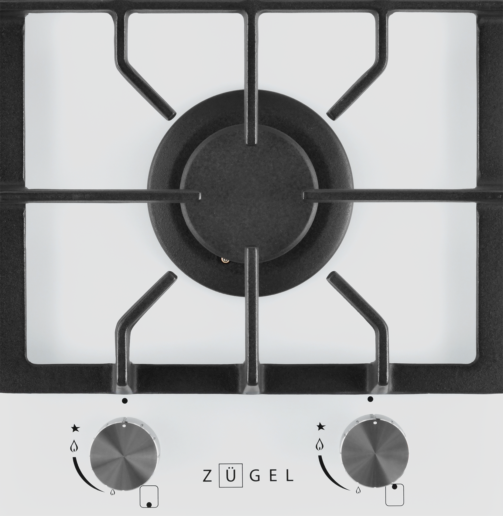 9175438 Газовая варочная поверхность ZUGEL ZGH292W STDN-0008532 - Вид №5