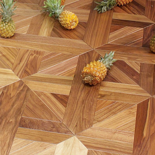 Модульный паркет Marco Ferutti Linea Linea Орех американский Селект (Гладкая) 405х405 мм 2600600037 - Вид №4