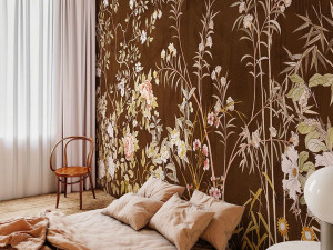 Восточные обои ПВХ бесплатно, экологически чистые, моющиеся