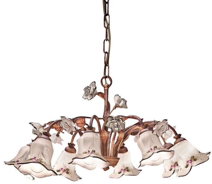 FERROLUCE Керамическая люстра Pisa C1205-5/8 - Вид №1