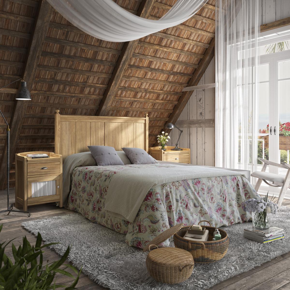 090615 Прикроватная тумба правосторонняя дверца Grupo Seys Verona Santreyd - Вид №1