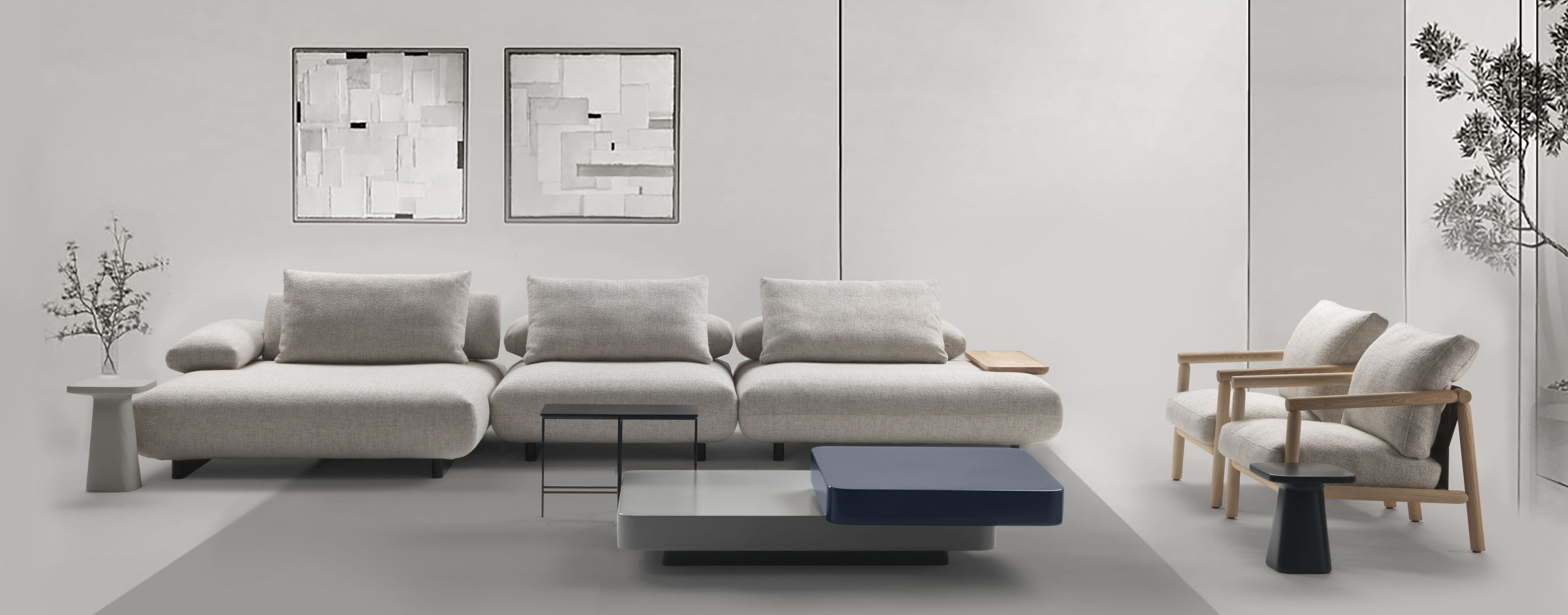 Модульный тканевый диван Marac SOVRAMONTE ARCH-00039596 - Вид №40