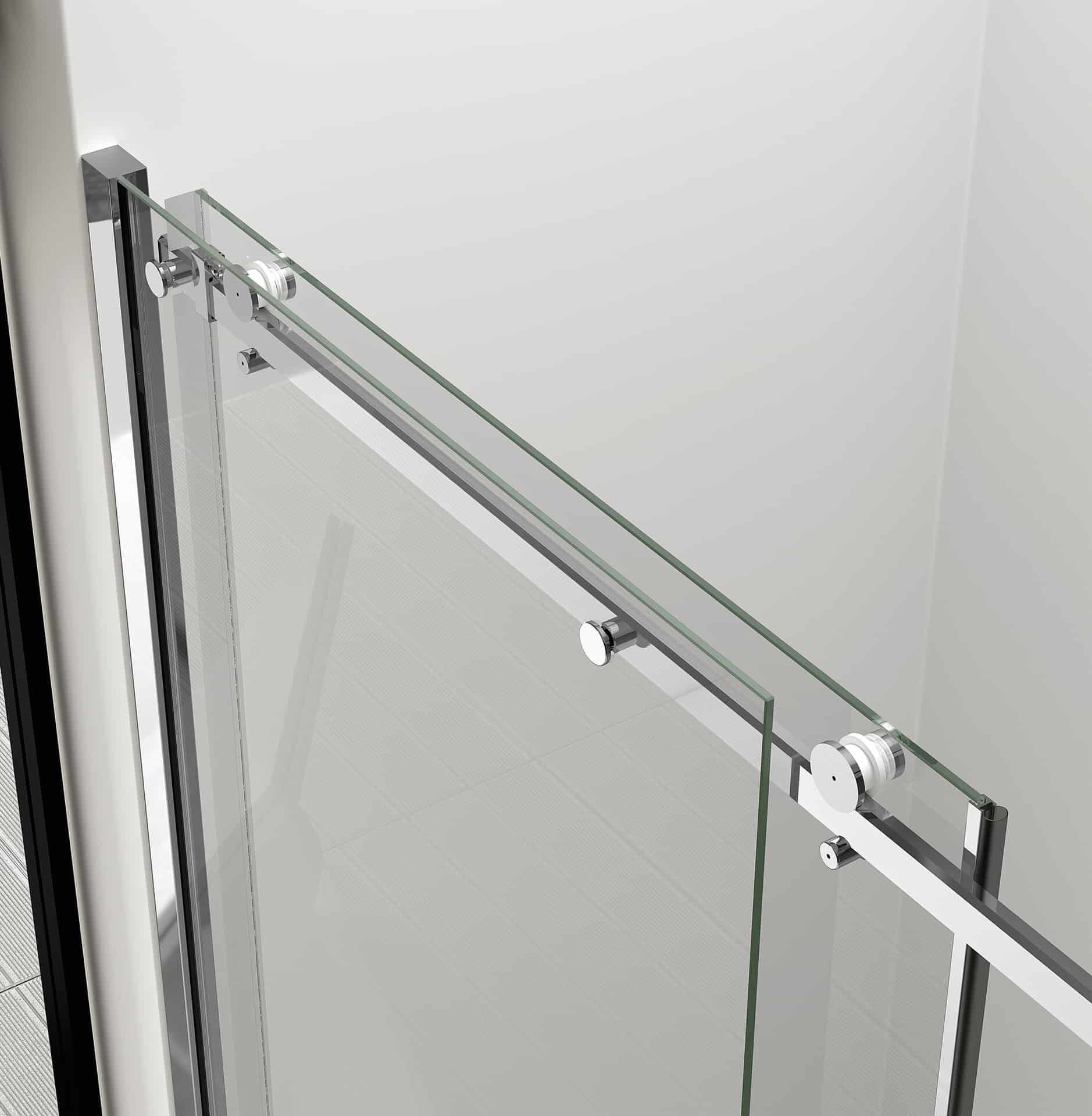 Алюминиевая и стеклянная угловая душевая кабина с раздвижной дверью CSA Box Doccia Minerva ARCH-00092318 - Вид №1