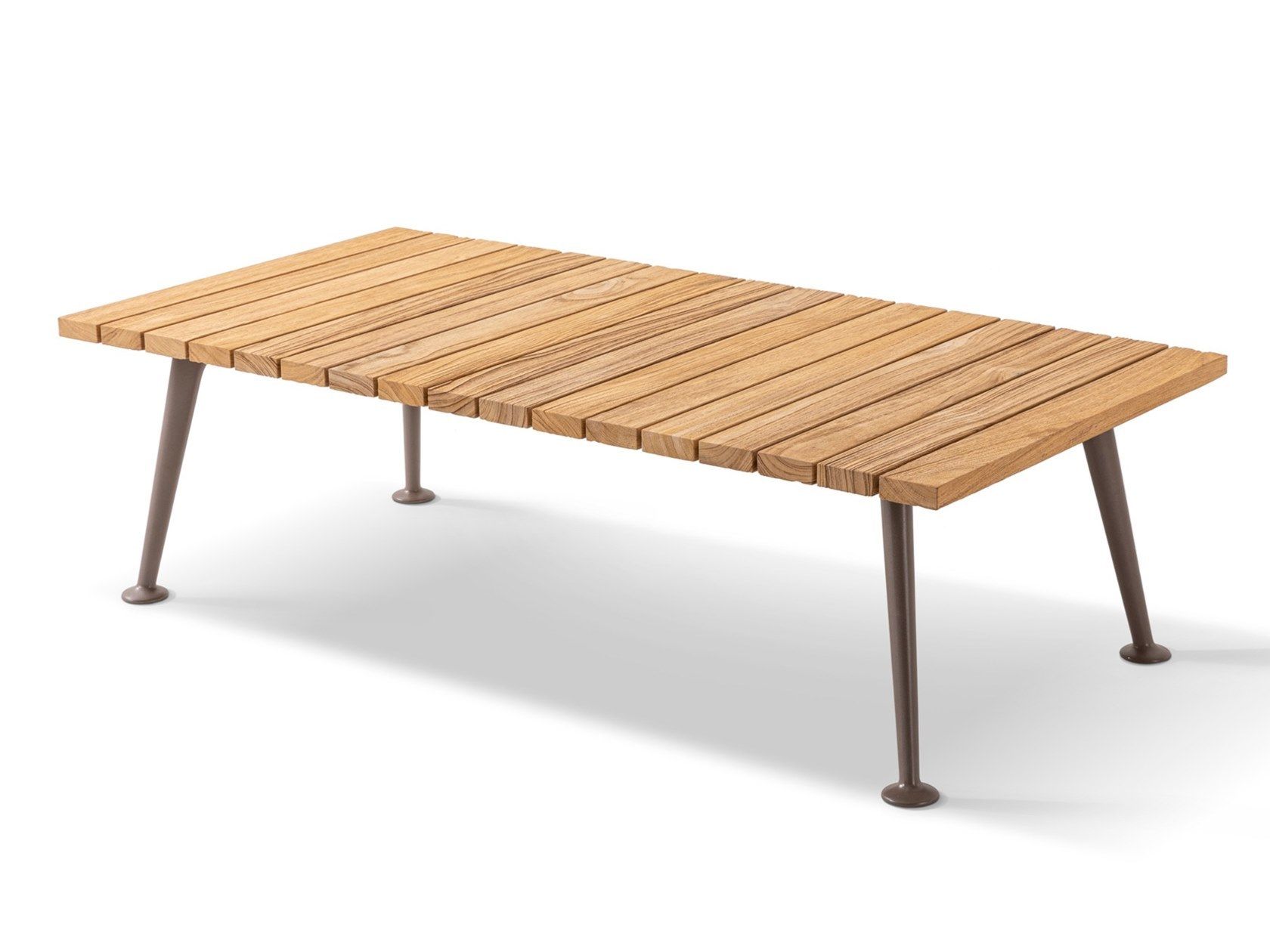 Прямоугольный журнальный столик из алюминия и дерева CASSINA ARCH-00117643 - Вид №7