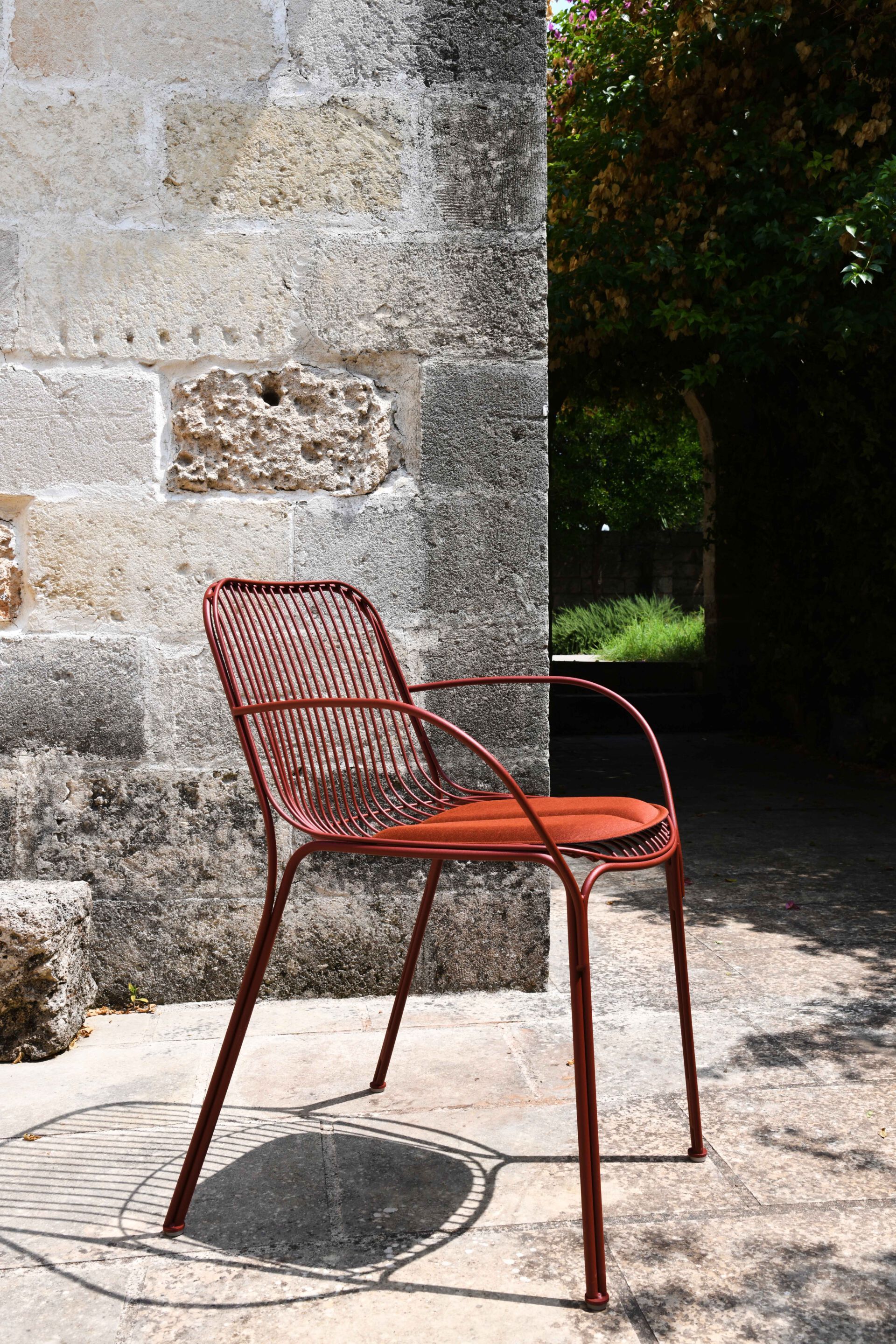 Стул для сада из оцинкованной стали с подлокотниками Kartell Hiray ARCH-00064814 - Вид №29