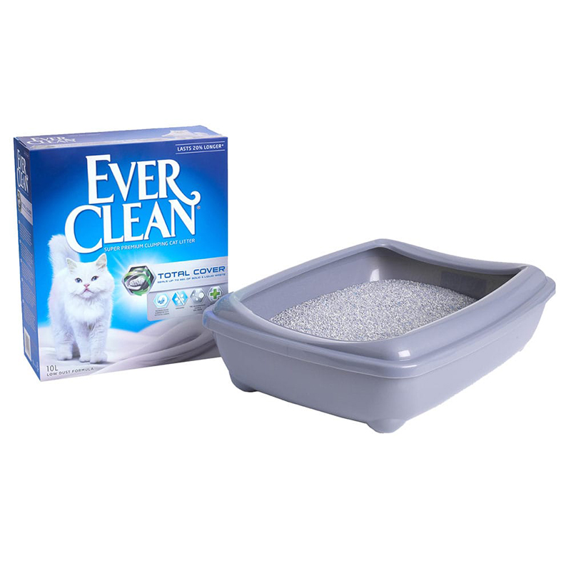 ПР0046514 Наполнитель для кошачьего туалета Total Cover комкующийся с микрогранулами 10л EVER CLEAN  - Вид №2
