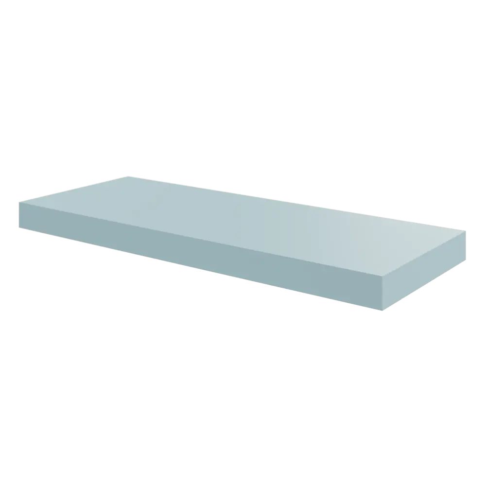 Полка настенная Spaceo Aqua 60x23.5 см МДФ цвет синий 82877529 STLM-2127482 