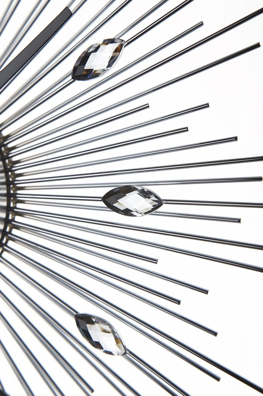 Часы-солнце настенные серебристые Tomas Stern 8059 TOMAS STERN СОЛНЦЕ 00-3872764 Серебро  - Вид №1