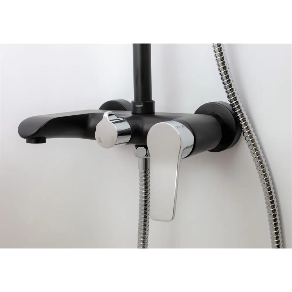 Душевая стойка Esko ST2020 со смесителем цвет черный STLM-2047622 - Вид №2