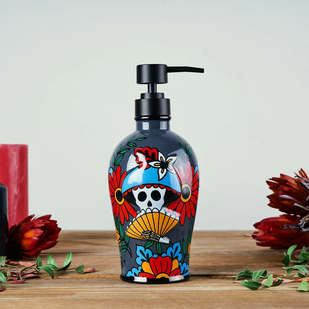 Дозатор для жидкого мыла Moroshka Los Muertos цвет серый STLM-2162951 - Вид №7