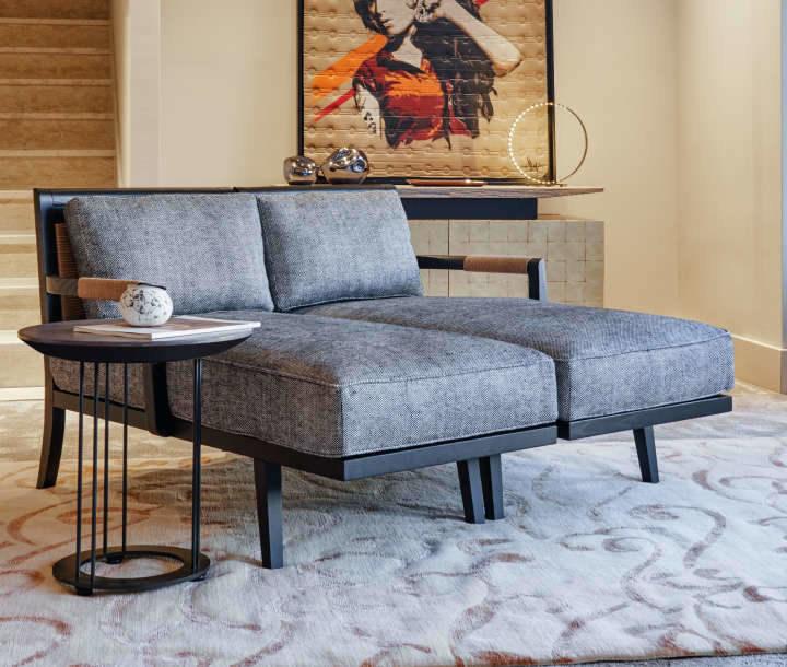 Garbarino Мягкая кушетка из ткани Dan sun-id-1426001 - Вид №3