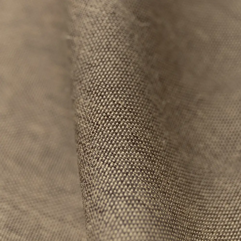 ЛТ ткань 1 п/м лен однотонный genevra коричневый 13 300 см TEX REPUBLIC STLM-2186326 - Вид №2