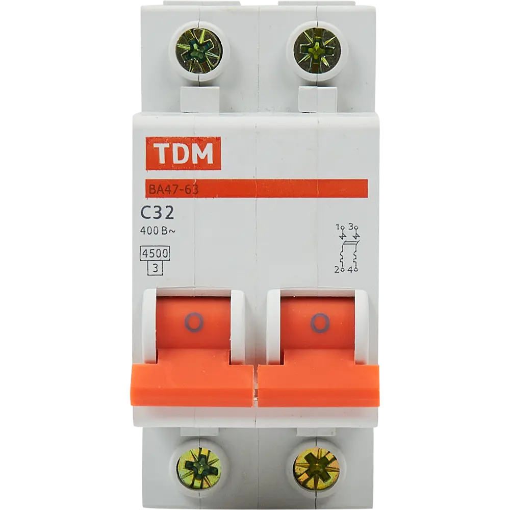 Автоматический выключатель TDM Electric 2P 32A для защиты электроцепей 84399484 STLM-0049257 - Вид №1